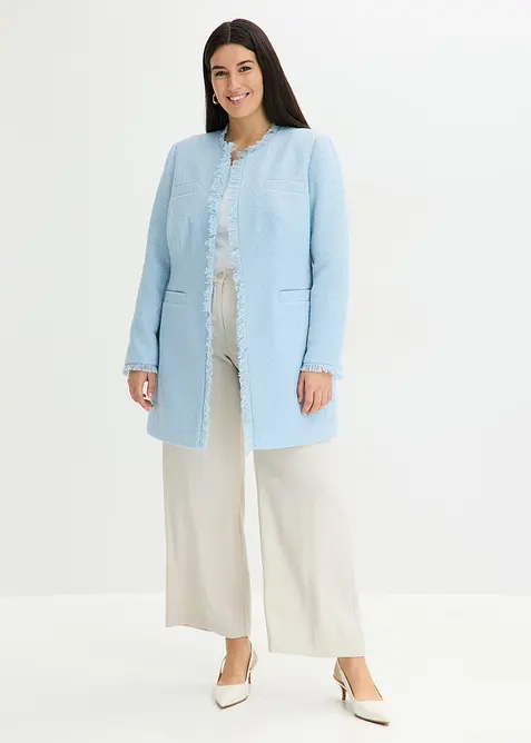 Blazer lungo in boucl&eacute;, bonprix