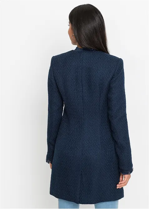 Blazer lungo in boucl&eacute;, bonprix