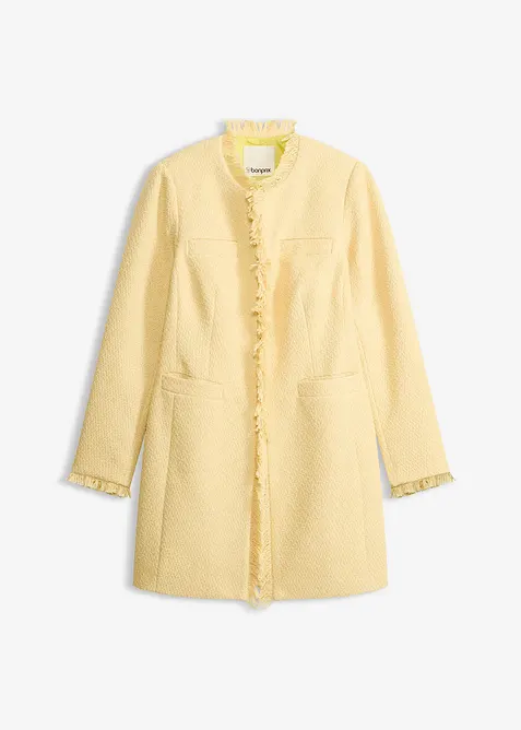 Blazer lungo in boucl&eacute;, bonprix