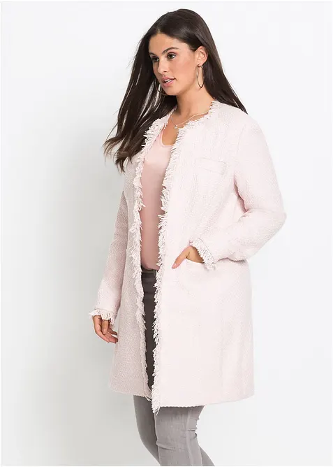 Blazer lungo in boucl&eacute;, bonprix