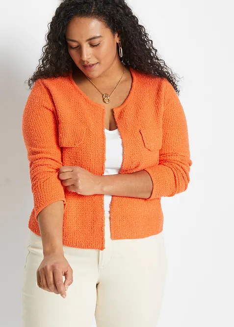 Cardigan in boucl&eacute;, bonprix