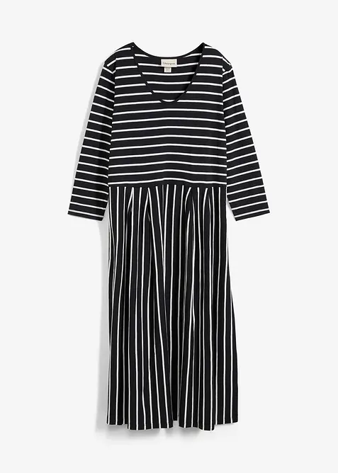 Abito midi in jersey di cotone, bonprix