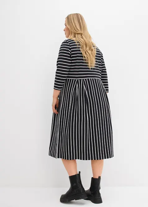 Abito midi in jersey di cotone, bonprix