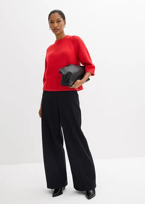 T-shirt in maglia oversize, bonprix