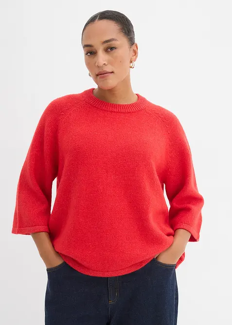 T-shirt in maglia oversize, bonprix