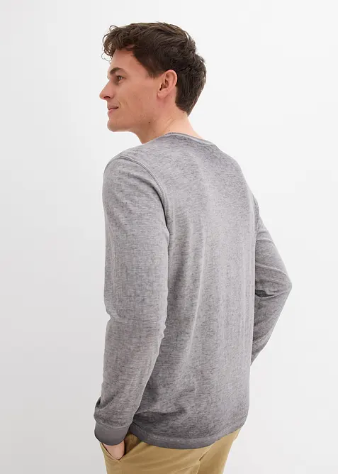 Maglia a maniche lunghe in cotone biologico (pacco da 2), bonprix