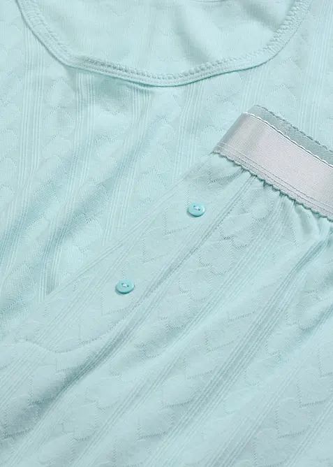 Pigiama leggero con motivo a cuoricini, bonprix