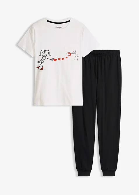 Pigiama in cotone morbido, bonprix