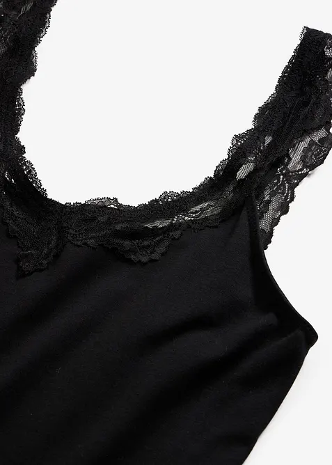 Camicia da notte con pizzo, bonprix