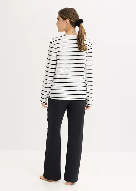 Pigiama in puro cotone, bonprix