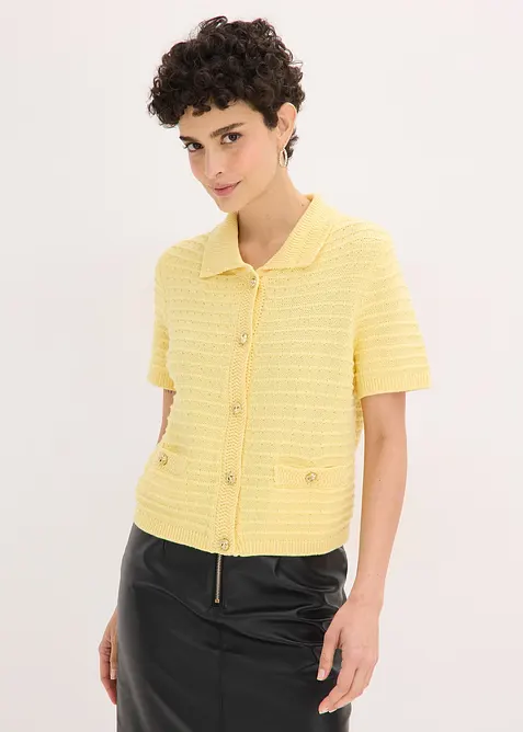 Cardigan con bottoni decorativi, bonprix