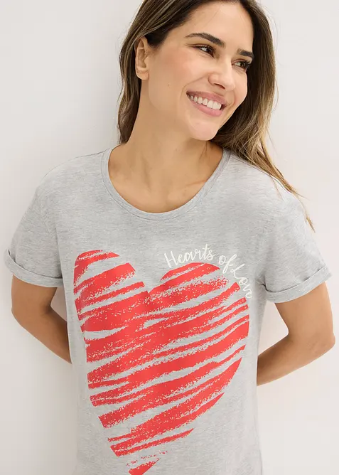 Camicia da notte in puro cotone (pacco da 2), bonprix