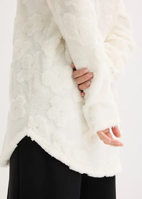 Maglia pigiama oversize con motivo a cuoricini, bonprix