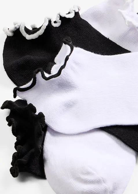 Calzini per sneakers con cotone biologico (pacco da 8 paia), bonprix