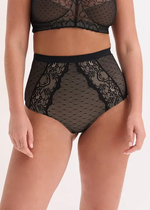 Perizoma modellante con pizzo e effetto modellante medio, bonprix