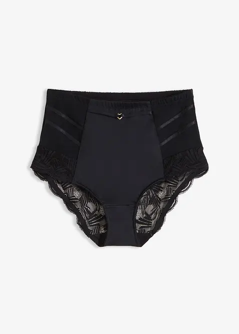 Slip con pizzo ed effetto modellante medio, bonprix