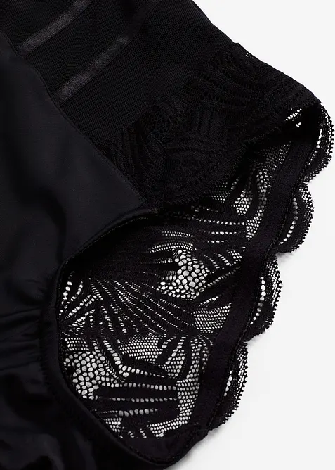 Slip con pizzo ed effetto modellante medio, bonprix