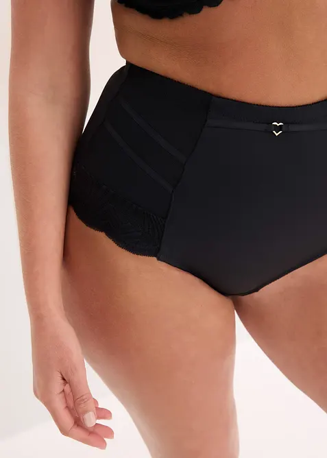 Slip con pizzo ed effetto modellante medio, bonprix