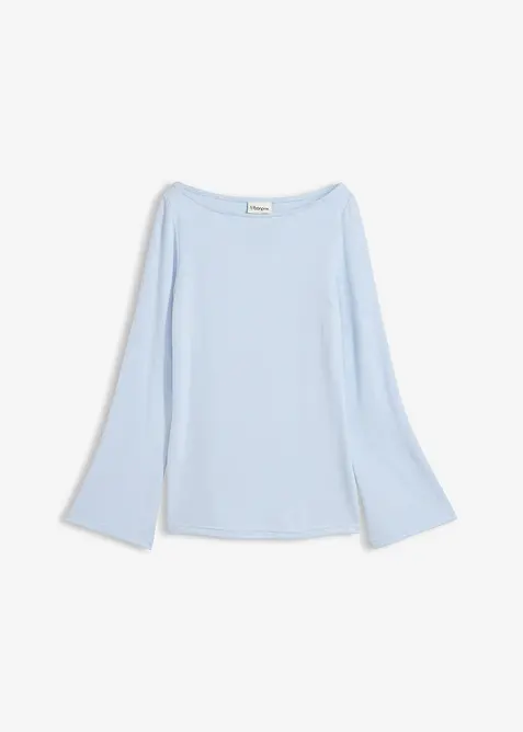 Maglia a maniche lunghe in misto viscosa, bonprix