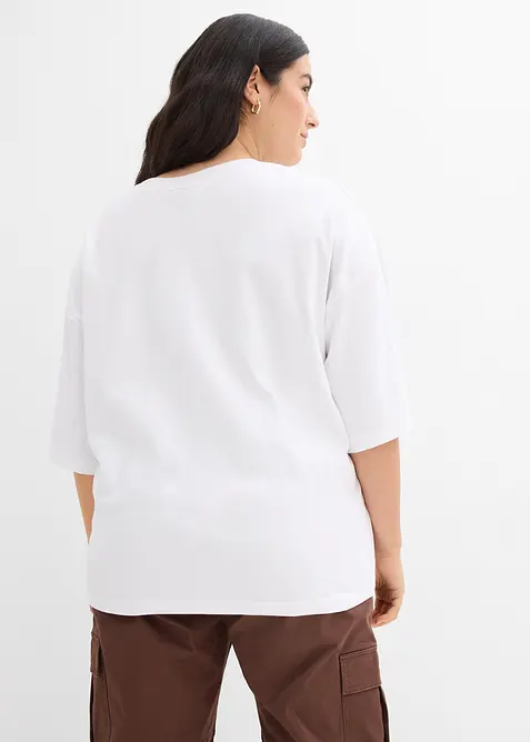 Maxi maglia in puro cotone biologico, bonprix