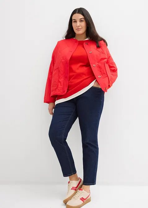 Jeans slim fit con cotone biologico, vita media, bonprix