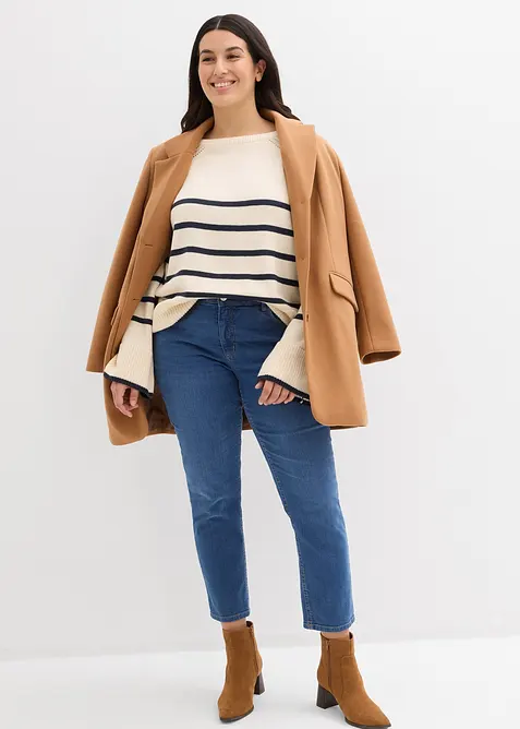 Jeans slim fit con cotone biologico, vita media, bonprix