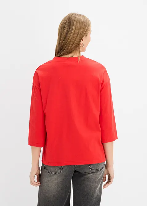 T-shirt boxy in puro cotone, bonprix