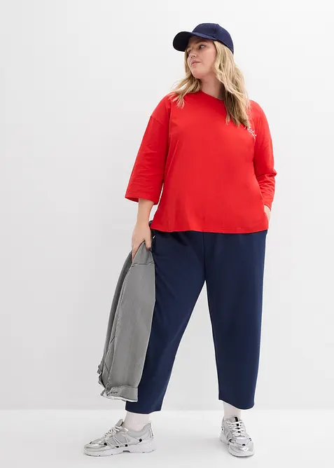 T-shirt boxy in puro cotone, bonprix