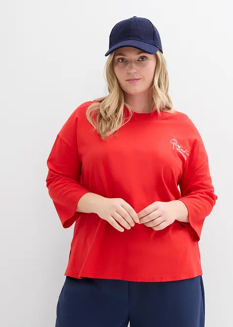 T-shirt boxy in puro cotone, bonprix