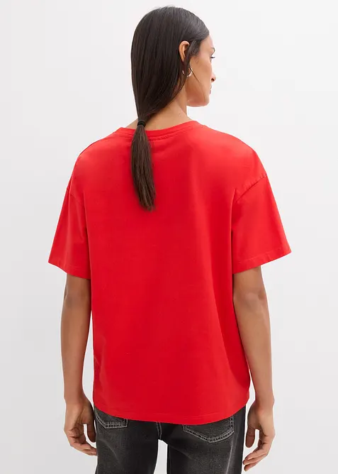 Maglia oversize in misto cotone biologico elasticizzato, bonprix
