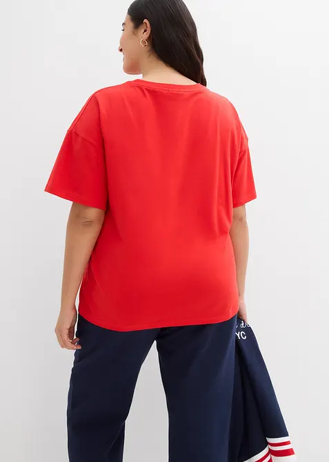 Maglia oversize in misto cotone biologico elasticizzato, bonprix