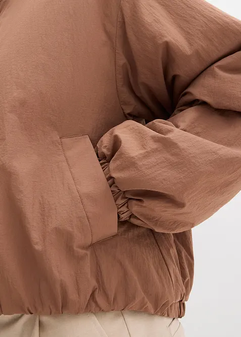 Bomber idrorepellente con orlo a bolla, bonprix