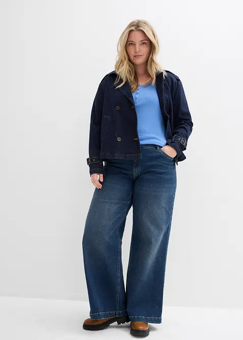 Maglia a maniche lunghe con bottoni, bonprix