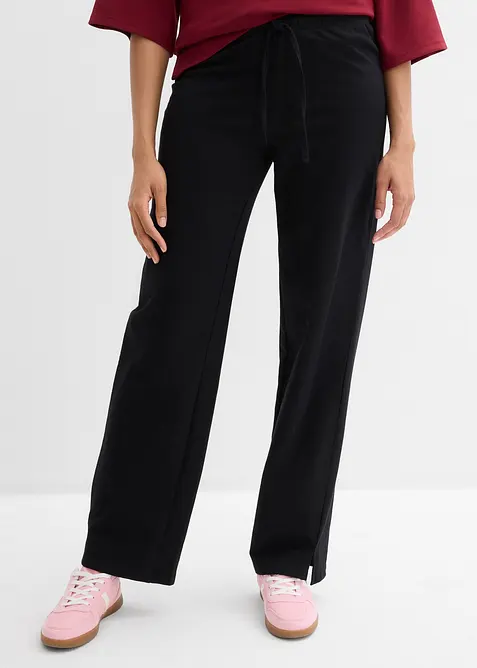 Pantaloni in felpa di puro cotone biologico, bonprix