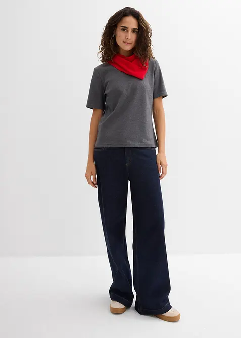 Maglia in jersey pesante di puro cotone biologico (pacco da 2), bonprix