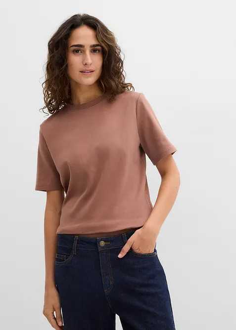 Maglia in jersey pesante di puro cotone biologico (pacco da 2), bonprix