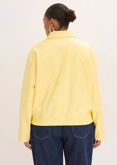 Giacca in similpelle cropped, bonprix