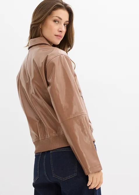 Giacca in similpelle cropped, bonprix