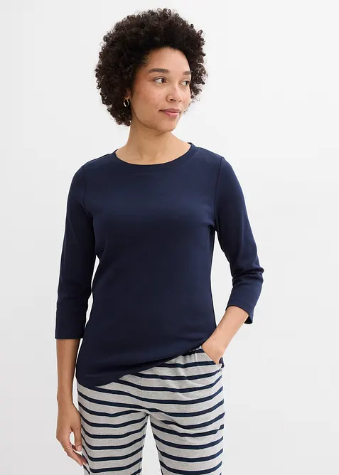 Maglia in jersey pesante con cotone biologico (pacco da 3), bonprix