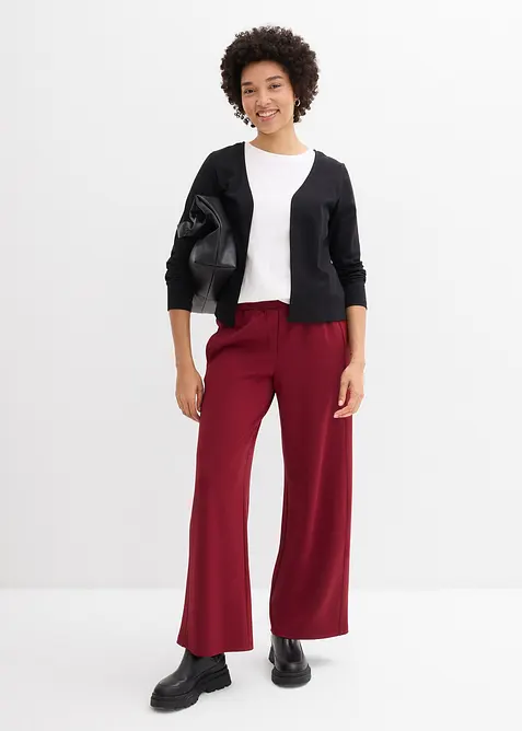 Cardigan in jersey pesante di puro cotone biologico, bonprix