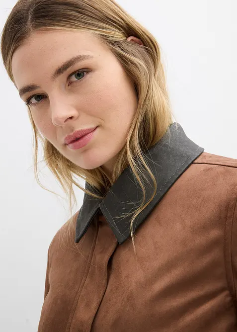 Giacca in similpelle scamosciata, bonprix