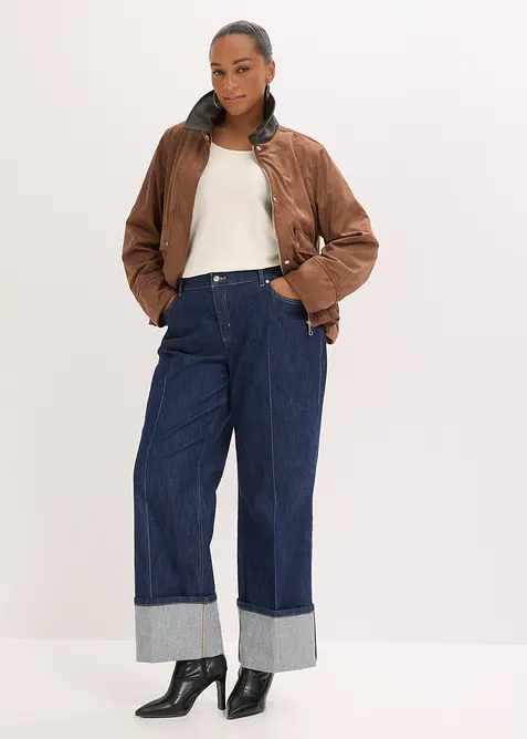 Giacca in similpelle scamosciata, bonprix