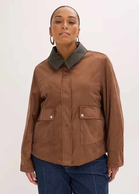 Giacca in similpelle scamosciata, bonprix