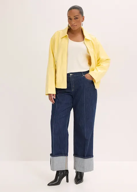 Giacca in similpelle cropped, bonprix