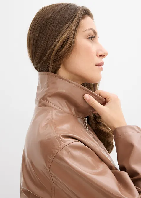 Giacca in similpelle cropped, bonprix