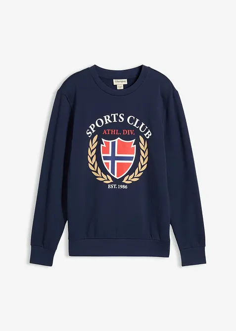 Felpa in puro cotone, bonprix