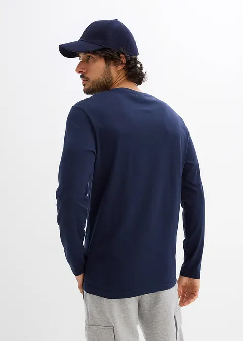 Maglia a maniche lunghe in puro cotone, bonprix