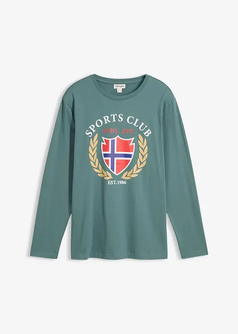 Maglia a maniche lunghe in puro cotone, bonprix