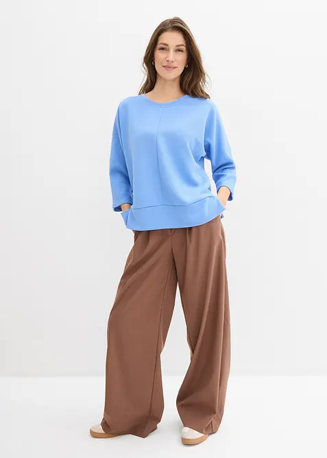 Felpa in tessuto operato, bonprix