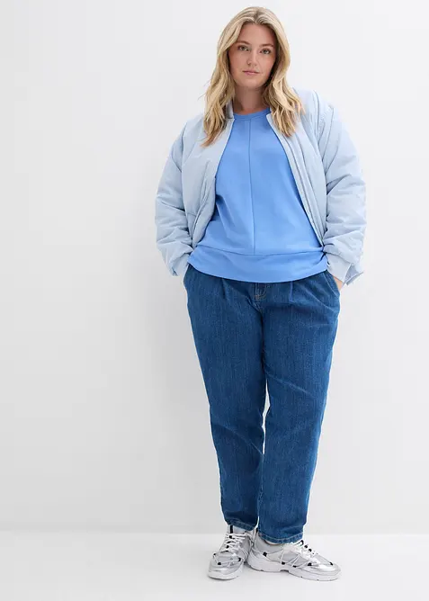 Felpa in tessuto operato, bonprix